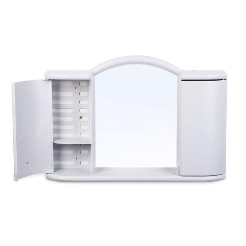 Шкаф-зеркало “Арго” АС11904000, белый мрамор, 60*41*10 см.