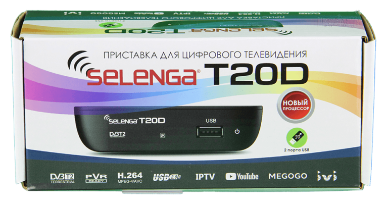 Ресивер “Selenga” T20D, 30 каналов, вход-HDMI, обучаемый пульт.