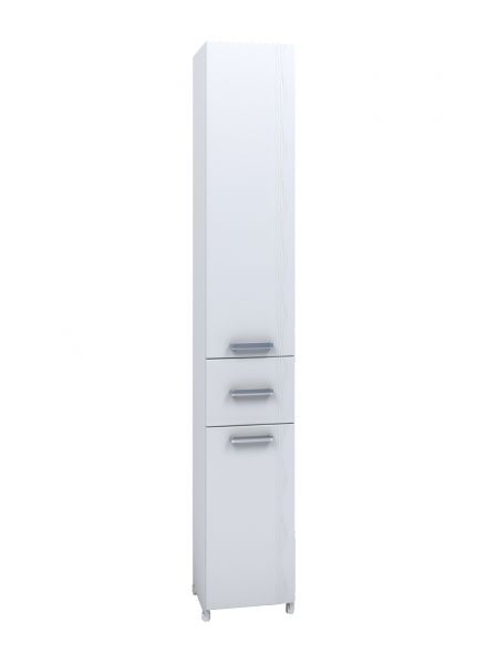 Шкаф-пенал “Atlantic” с бельевой корзиной, 30*29,6*191,8 см.