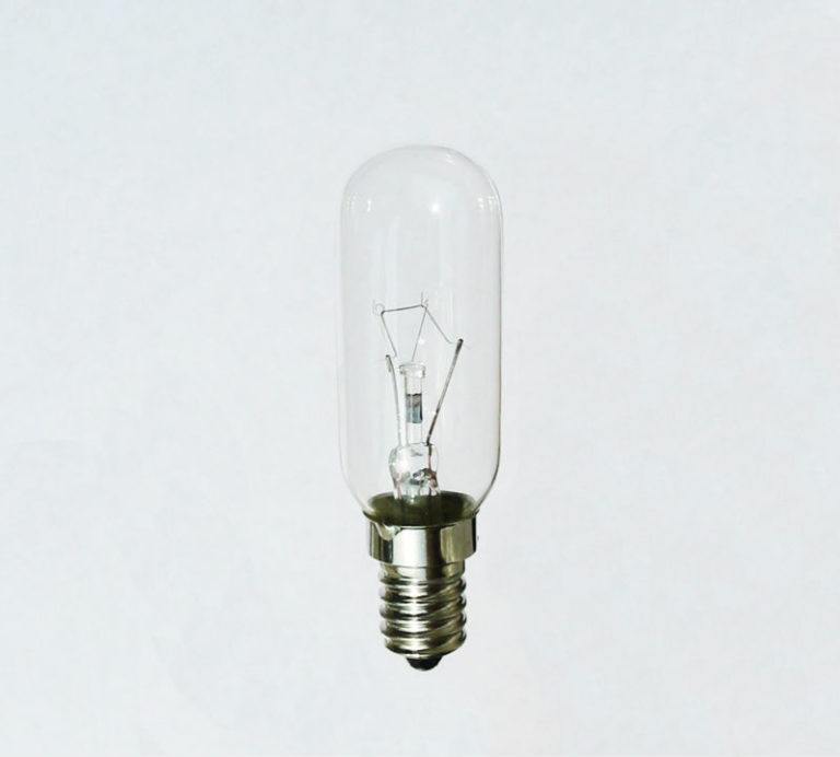 Лампа накаливания для вытяжки, прозрачная, T25, Е14, 40W.