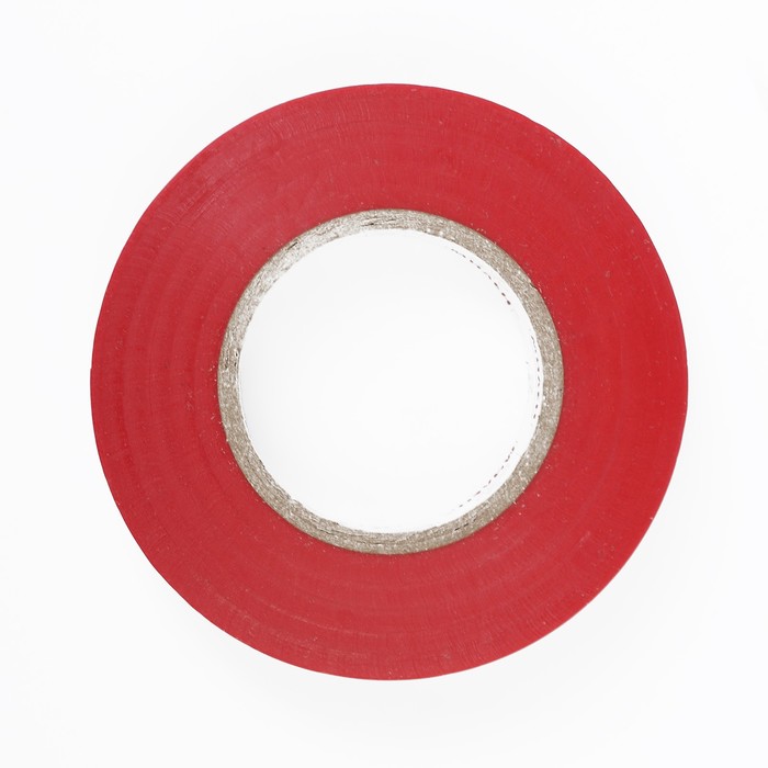 Изолента ПВХ “Милен”, красная, длина 20 м, 15 мм.