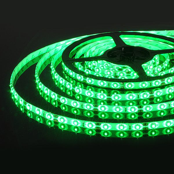 Светодиодная лента “Ecola”, зеленая, 12 V, 4.8 W, IP65.