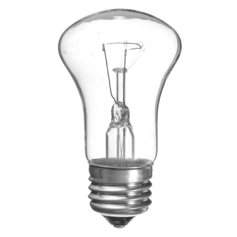 Лампа накаливания “Лисма”, прозрачная, грибок, Е27, 60W,  24V.
