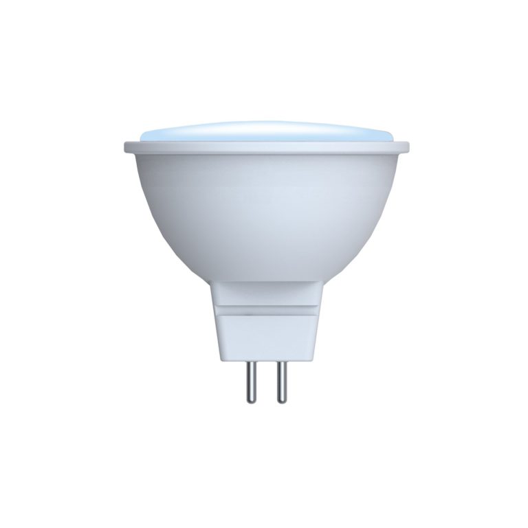 Лампа светодиодная “Volpe”, матовый рассеиватель LED 5W, GU5.3, 3000К 4500К.
