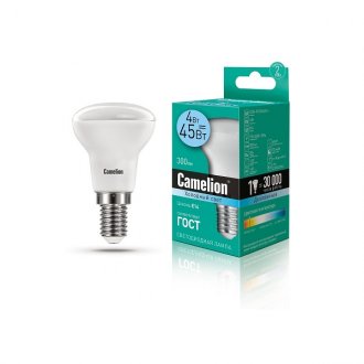 Лампа светодиодная “Camelion”, холодный свет, R39, E14, 4W, 4500K.