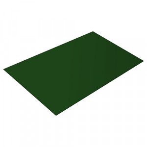 Лист зеленый плоский 2,0*1,25 м, 0,35 мм.