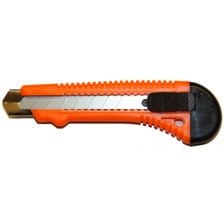 Нож “Sturm”, с выдвежным лезвием и направляющей 18 мм.