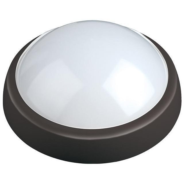 Светильник светодиодный, влагозащитный ULW-R02-7W/DW IP54, 7Вт, 510 Лм,5500К, черный.