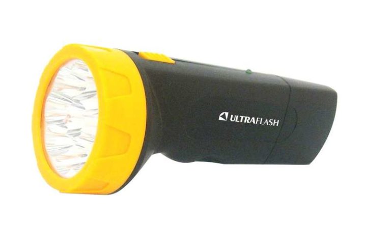 Фонарь аккумуляторный, ручной “Ultraflash”, LED 3829,LED 9.