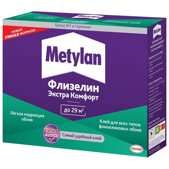 Клей обойный “Metylan”, флизелин экстра комфорт, 200 гр.