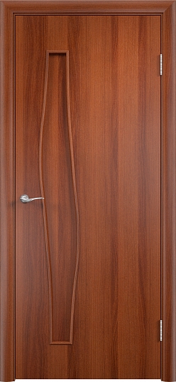Дверь межкомнатная  “Тип С-10”, глухая, итальянский орех, 2000*600 мм.
