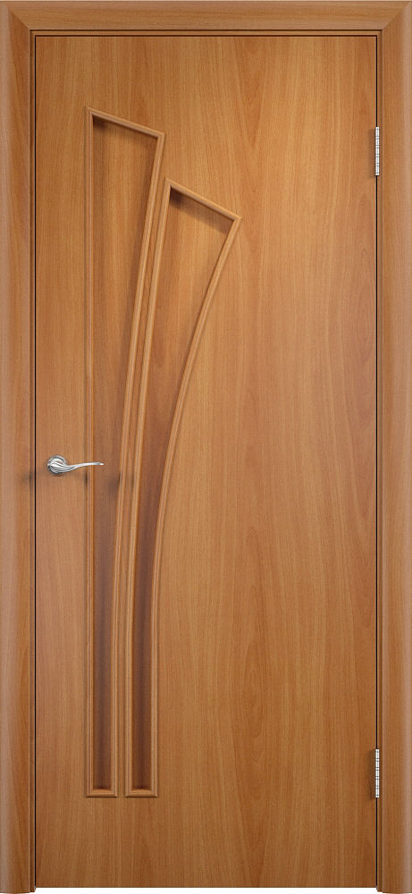 Дверь межкомнатная  “Тип С-7”, глухая, миланский орех, 2000*600 мм.