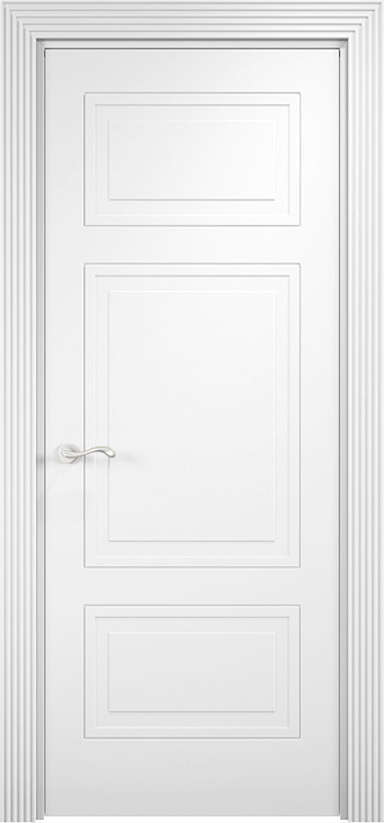 Дверь межкомнатная “Париж-05”, эмалит софт светлый, 2000*700 мм.