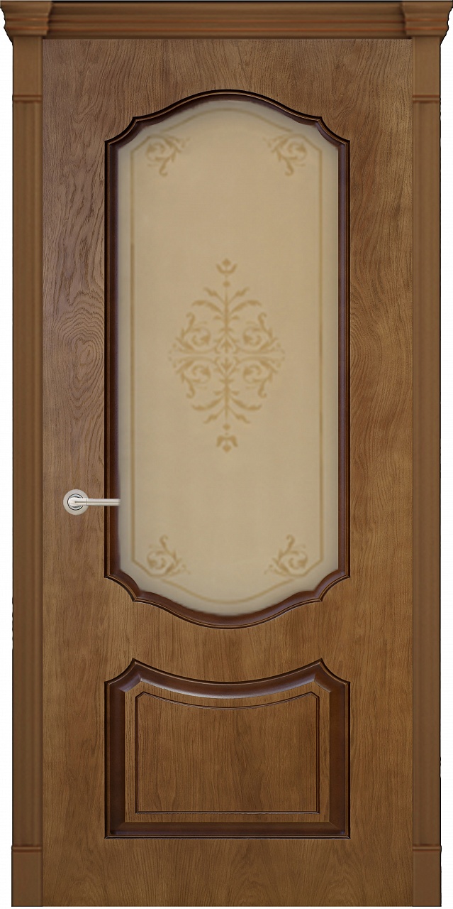Дверь межкомнатная  “Престиж”, шпон миндаль, 2000*700 мм.