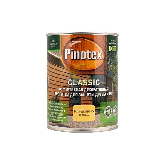 Пропитка “Pinotex Classic” база под колеровку, 1 л.