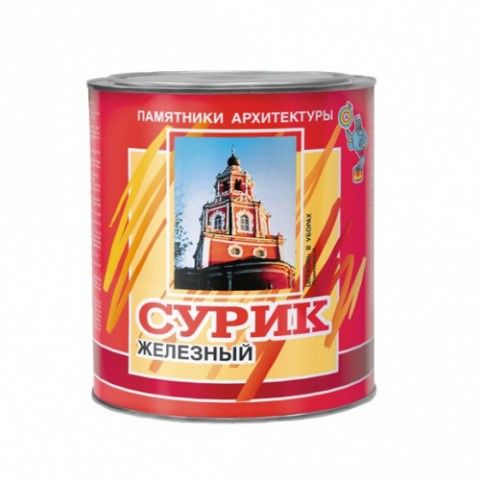 Краска “Памятники архитектуры”, 25 кг, Сурик Железный.