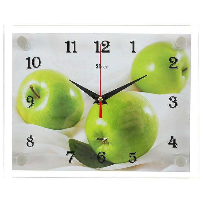 Часы настенные “Сочные яблоки”, 30*20 см.