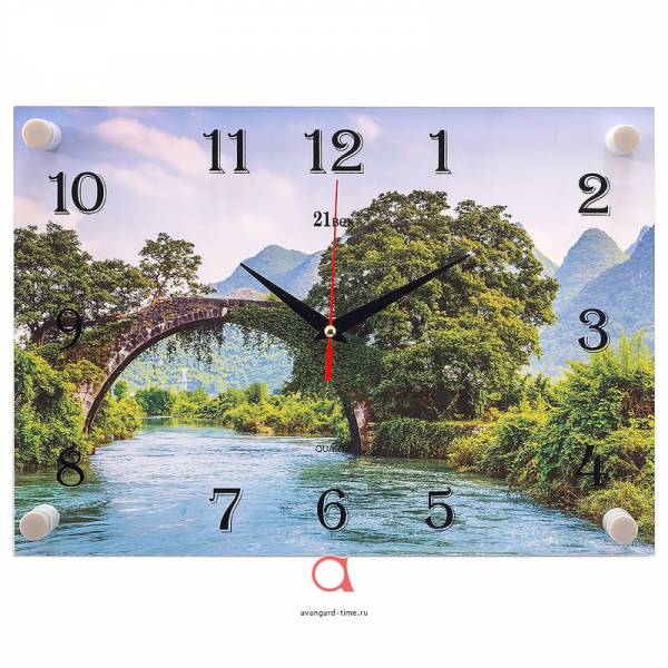Часы настенные “Специи в буковых ложечках”, 35*25 см.