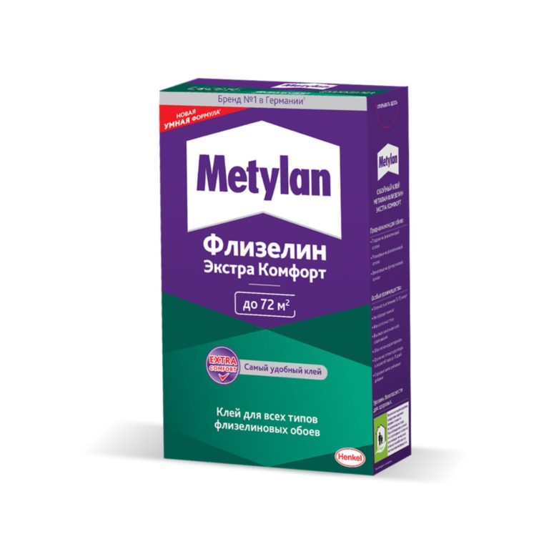 Клей обойный “Metylan”, флизелин экстра комфорт, 300 гр.