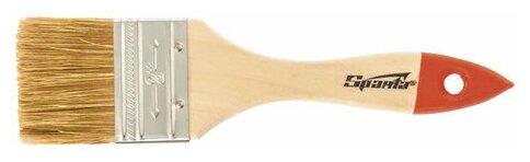 Кисть плоская “Sparta”, натуральная щетина, деревянная ручка 63 мм.