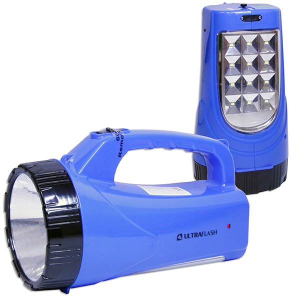 Фонарь-прожектор ручной “Ultraflash”, LED3818SM, 220В.