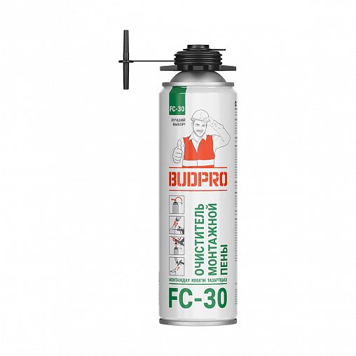 Средство для очистки от монтажной пены “Budpro FC-30”, 440 мл.