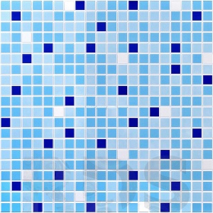 Листовая панель ПВХ “Мозаика синяя” 955*480 мм.