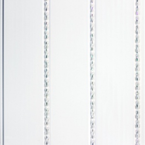 Панель ПВХ, 3-х секционная, Кантри серебро, 240*3000*8 мм.