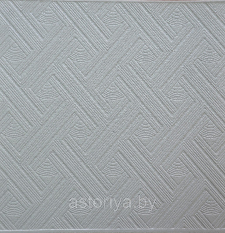 Плитка потолочная “Вереск”, белая, 50*50 см.