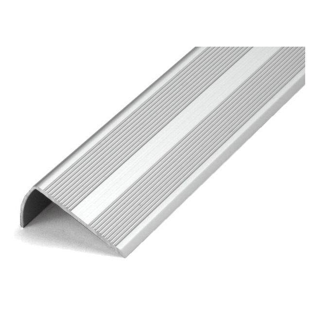 Порог алюминиевый Д 13 НЕ, серебро, 90 см.