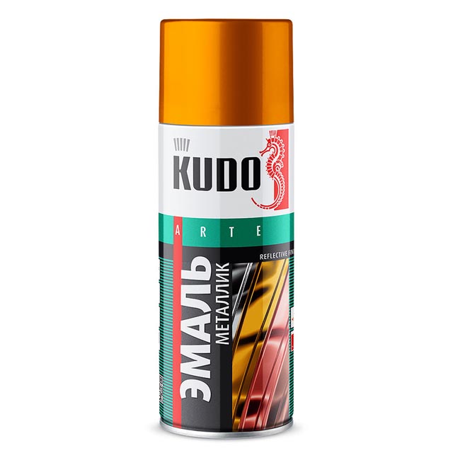 Краска аэрозоль “Kudo”, металлик бронза, 520 мл.