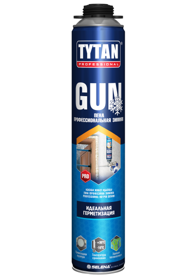 Пена монтажная “Tytan Professional GUN 02”, профессиональная, 750 мл.