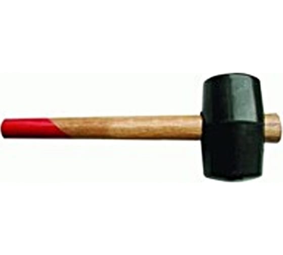Киянка резиновая “Ремоколор”, деревянная ручка, 450 г.