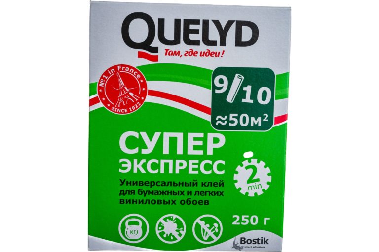 Клей обойный “Quelyd”, супер экспресс 250 гр.